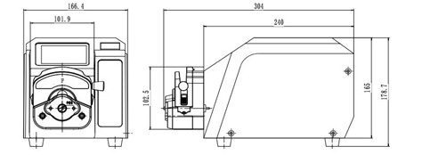 BT-600流量分配智能型蠕动泵，流量3000ml/min 