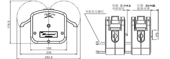 兰格不锈钢蠕动泵泵头KZ35